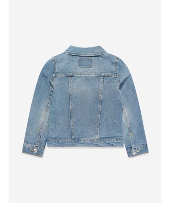 Levi's Wear Girls Stretch Trucker Jacket in Blue Jusqu'à 80% De Réduction