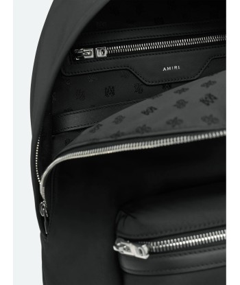 Amiri Kids Staggered Logo Backpack in Black (30cm) pas cher