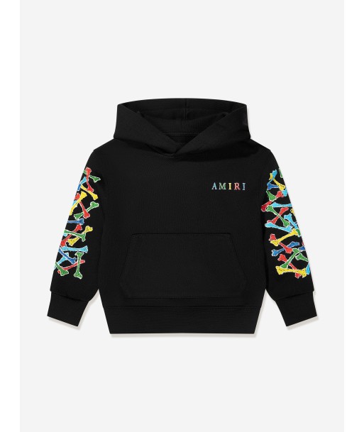 Amiri Kids Bones Scribble Hoodie in Black l'évolution des habitudes 