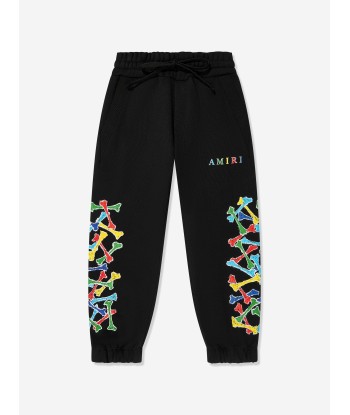 Amiri Kids Bones Scribble Joggers in Black 2023