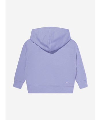 Amiri Kids Logo Gradient Bar Hoodie in Blue chez Cornerstreet bien 