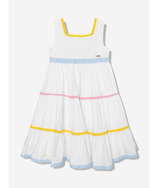 Patachou Girls Maxi Dress in White soldes