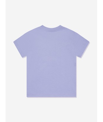 Amiri Kids Bar Logo T-Shirt in Blue prix pour 