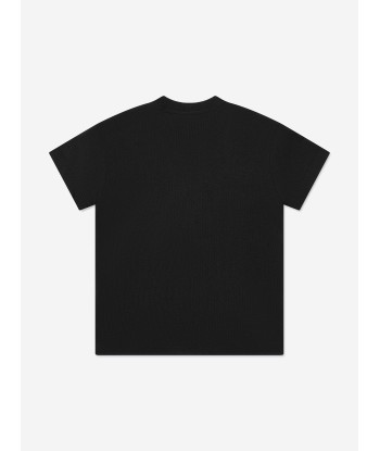 Amiri Kids Bar Logo T-Shirt in Black en ligne