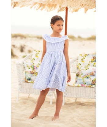 Patachou Girls Maxi Dress in Blue sur le site 