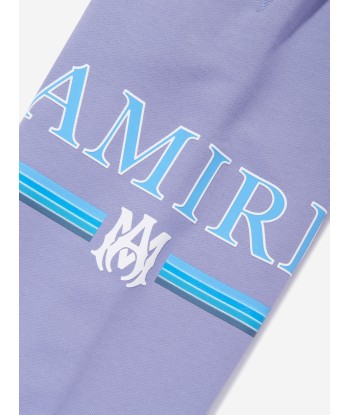 Amiri Kids Bar Logo Joggers in Blue d'Europe débarque