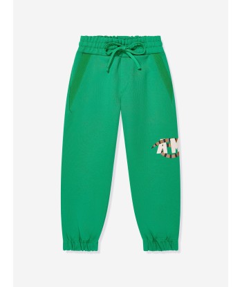 Amiri Kids Snake Logo Joggers in Green le concept de la Pate a emporter 