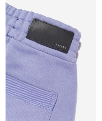 Amiri Kids Bar Logo Joggers in Blue d'Europe débarque