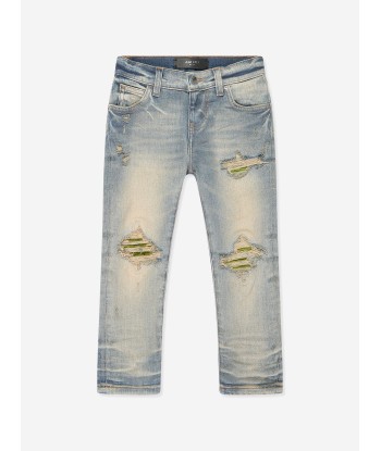 Amiri Boys Ripped Jeans in Blue votre