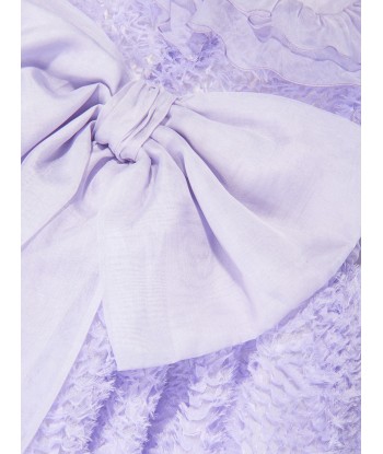 Marchesa Girls Silk Georgette Occasion Dress in Purple acheter en ligne