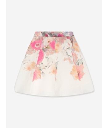 Marchesa Girls Flower Print Skirt in Multicolour soldes