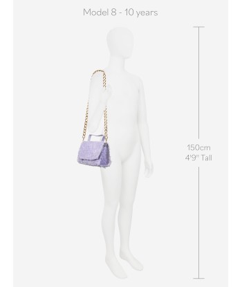 Marchesa Girls Chain Embellished Mini Bag in Purple (20cm) plus qu'un jeu 