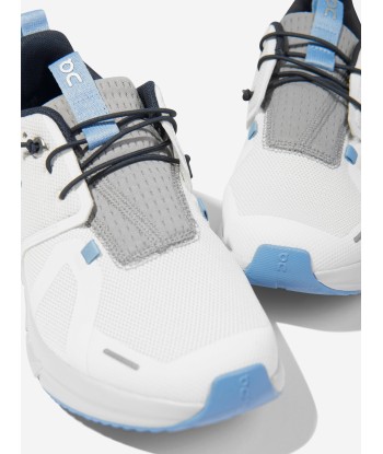 On Running Kids Cloud Sky Trainers in White Jusqu'à 80% De Réduction