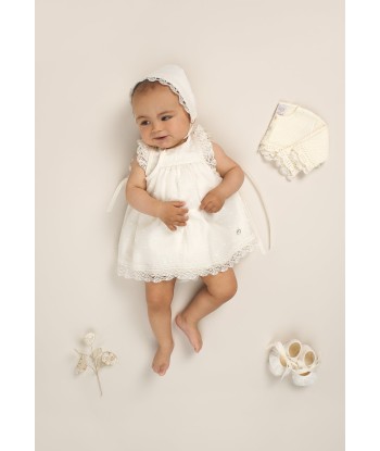 Paz Rodriguez Baby Girls Dress With Bloomers in Ivory Le MVP de beaucoup