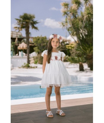 Paz Rodriguez Girls Ceremony Dress in Ivory chez Cornerstreet bien 