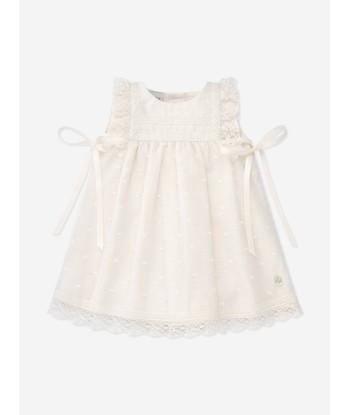 Paz Rodriguez Baby Girls Dress With Bloomers in Ivory Le MVP de beaucoup