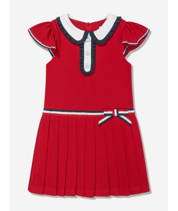 Patachou Girls Cruise Dress in Red de pas cher