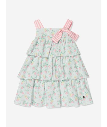 Paz Rodriguez Girls Tiered Apple Dress in Green Comparez plus de prix