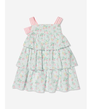 Paz Rodriguez Girls Tiered Apple Dress in Green Comparez plus de prix