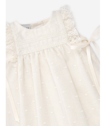 Paz Rodriguez Baby Girls Dress With Bloomers in Ivory Le MVP de beaucoup