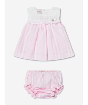 Paz Rodriguez Baby Girls Dress And Knickers Set in Pink Faites des économies