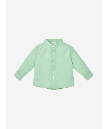 Paz Rodriguez Boys Shirt And Shorts Set in Green paiement sécurisé