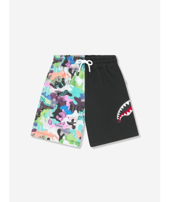 Sprayground Boys Camo 100 Split Shorts in Multicolour prix pour 