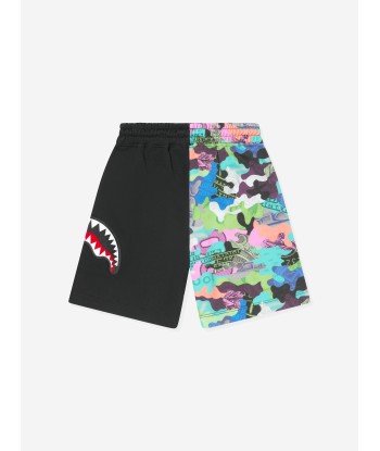 Sprayground Boys Camo 100 Split Shorts in Multicolour prix pour 