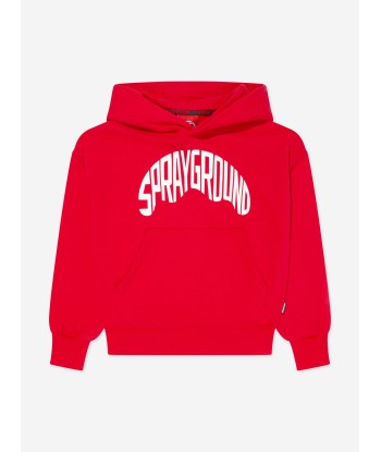 Sprayground Boys Shark Shape Logo Hoodie in Red Les magasins à Paris et en Île-de-France