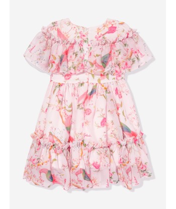 Patachou Girls Floral Print Dress in Pink prix