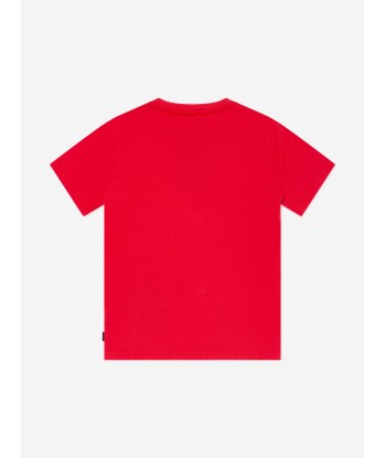 Sprayground Boys Basic Logo T-Shirt in Red Les magasins à Paris