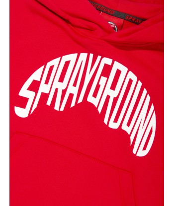 Sprayground Boys Shark Shape Logo Hoodie in Red Les magasins à Paris et en Île-de-France