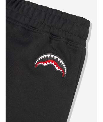 Sprayground Boys Shark Shape Logo Joggers in Black s'inspire de l'anatomie humaine