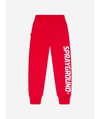 Sprayground Boys Basic Logo Joggers in Red Le MVP de beaucoup