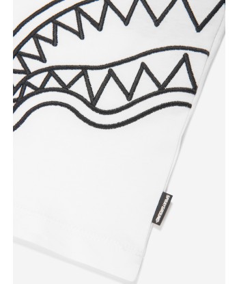 Sprayground Boys Basic Logo T-Shirt in White chez Cornerstreet bien 