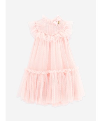 Angels Face Girls Andrea Spotted Tulle Dress in Pink Les magasins à Paris