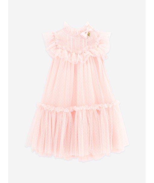 Angels Face Girls Andrea Spotted Tulle Dress in Pink Les magasins à Paris