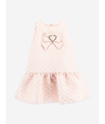 Angels Face Girls Anneka Jacquard Dress in Pink de technologie