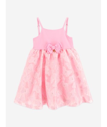 Angels Face Girls Apollo Butterfly Strappy Dress in Pink de la marque