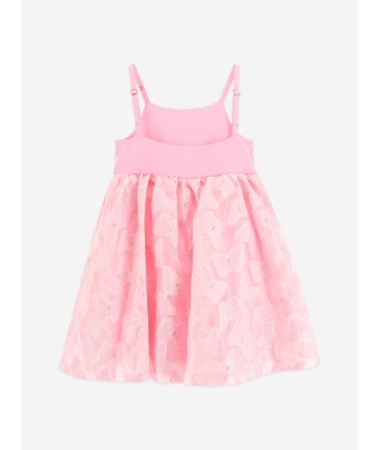 Angels Face Girls Apollo Butterfly Strappy Dress in Pink de la marque