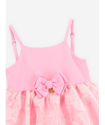 Angels Face Girls Apollo Butterfly Strappy Dress in Pink de la marque