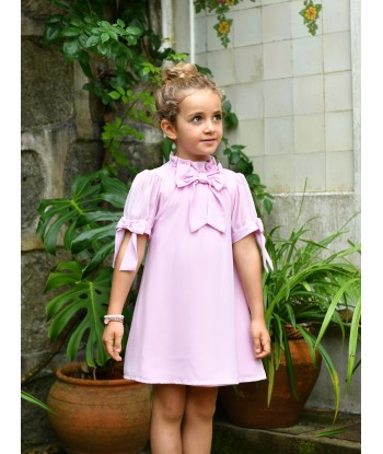 Angels Face Girls Fernie Bow Trim Dress in Pink Toutes les collections ici