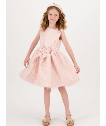 Angels Face Girls Monty Flower Jacquard Dress in Pink la livraison gratuite