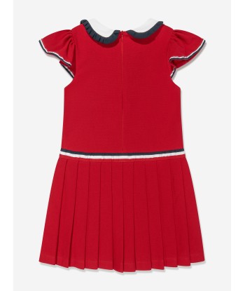 Patachou Girls Cruise Dress in Red de pas cher