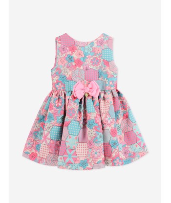 Angels Face Girls Ruby Hexa Dress in Pink de pas cher