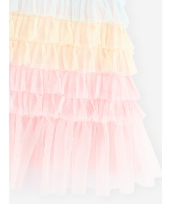 Angels Face Girls Waterfall Ruffle Dress in Pink Livraison rapide