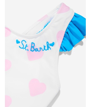 MC2 Saint Barth Girls Disney Minnie Hearts Swimsuit in Multicolour Dans la société mordern