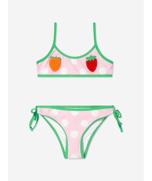 MC2 Saint Barth Girls Fruit Bralette Bikini in Multicolour chez Cornerstreet bien 