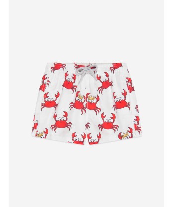 MC2 Saint Barth Boys Knig Crab Party Swim Shorts in Multicolour une grave pollution 