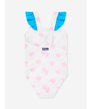 MC2 Saint Barth Girls Disney Minnie Hearts Swimsuit in Multicolour Dans la société mordern